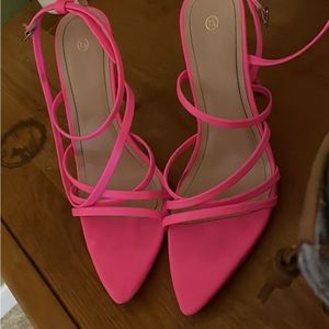 Pink heels